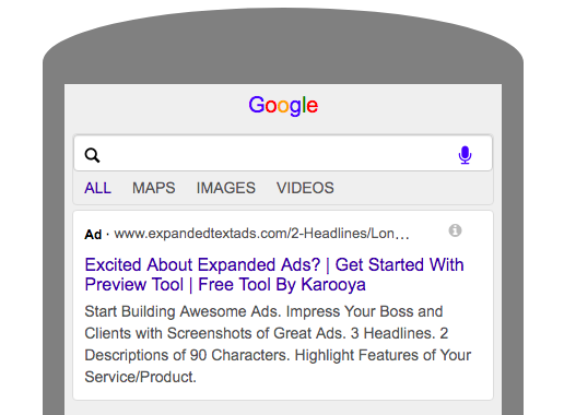 google ad preview tool 