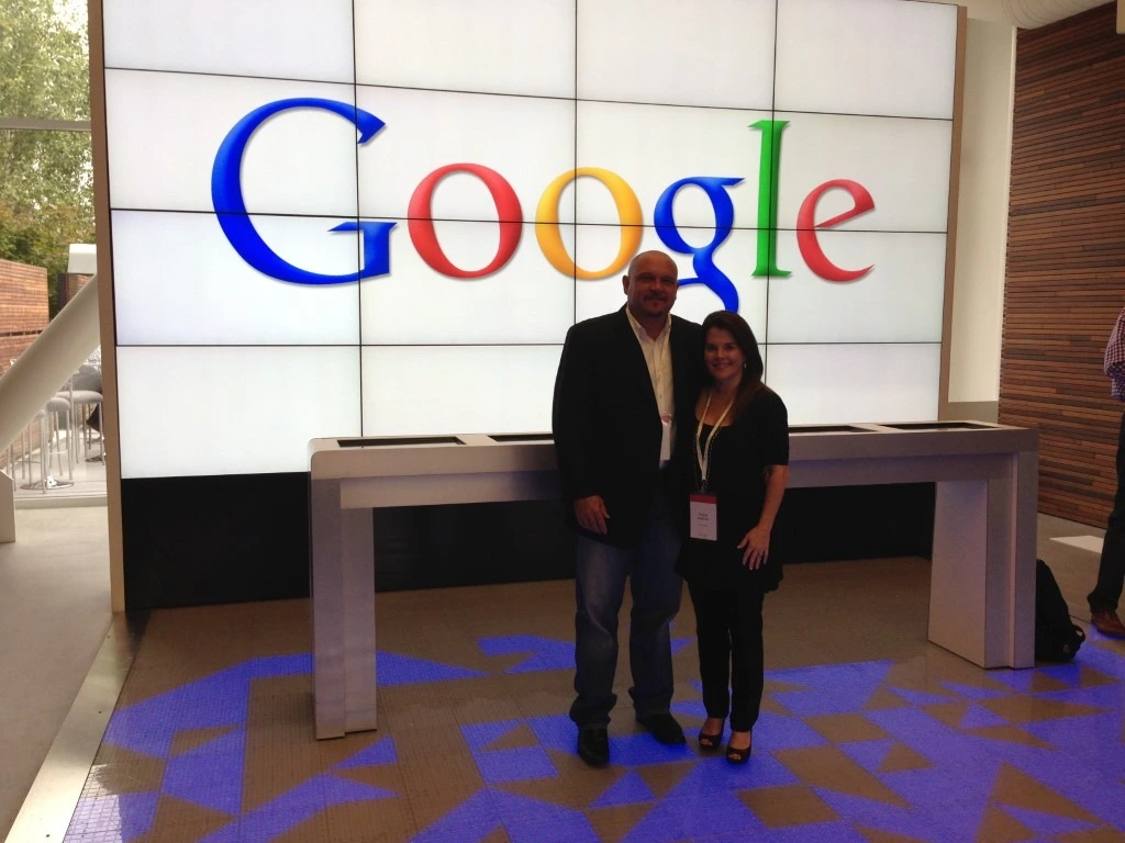 Our founders at Google headquarters being recognized as Google Allstars. 